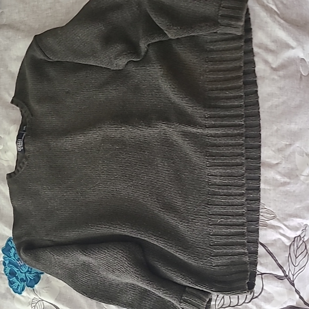 Polo knit sweater
